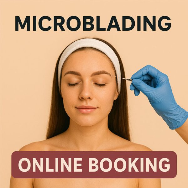 Microblading eyebrows first session