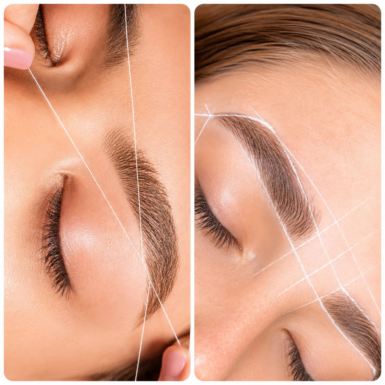 Eyebrows shape and customized Threading