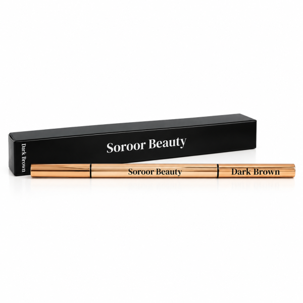 Rose Gold Eyebrow Pencil - Dark Brown